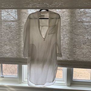 Aritzia white beach coverup
